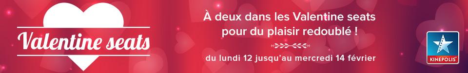 Valentine seats Kinepolis Valentine seats
