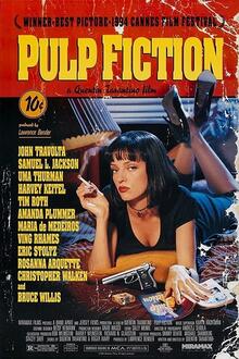 Pulp Fiction (1994) L'affiche du Pulp Fiction (1994)