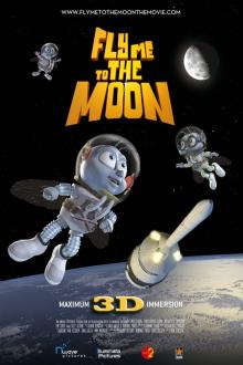 3D STEREO - FLY ME TO THE MOON