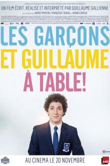 Les garçons et Guillaume, à table